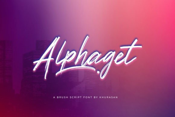 Alphaget Font for Creative Design