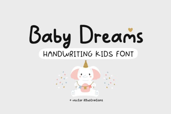 Baby Dreams Font for Creative Brands