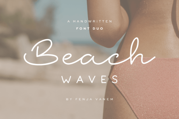 Beach Waves Duo Font