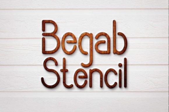 Begab Stencil Font Review for Modern Branding