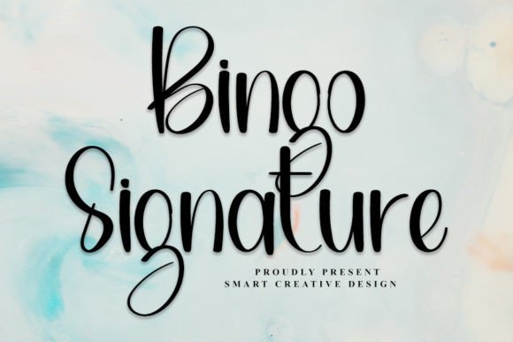 Bingo Signature: The Handwritten Font for Campaigns