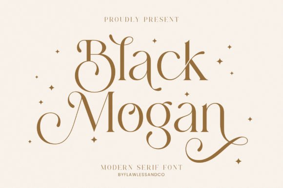 Black Mogan Font: A Modern Serif for Bold Branding