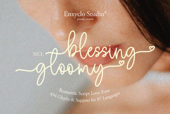 Blessing Gloomy Font for Creative Makers