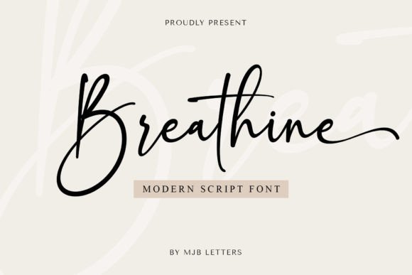 Breathine Font Review: Elegant Script for Designers
