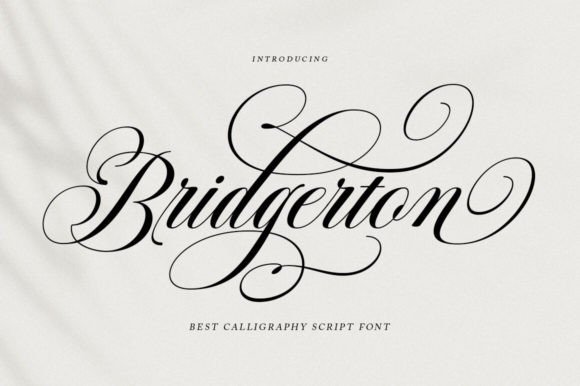 Bridgerton Font for Elegant Branding