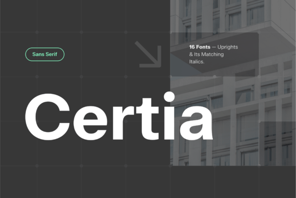 Certia Font for Creative Projects