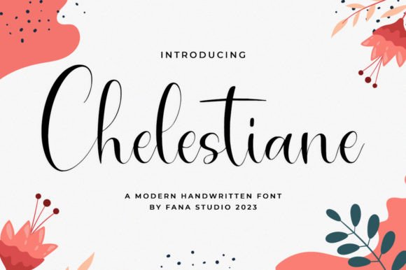 Chelestiane Font: Elegant Handwritten Script
