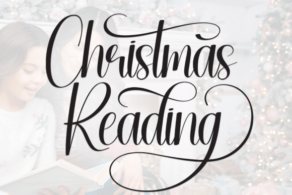 Christmas Reading Font Review