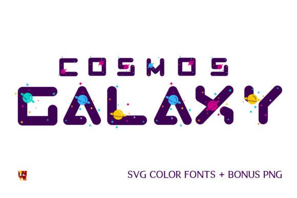 Cosmos Galaxy: A Playful Color Font for Makers