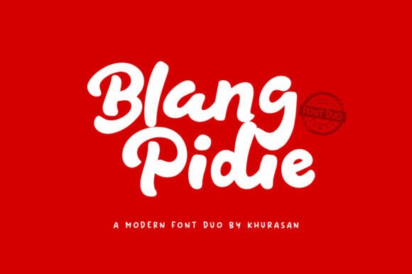 Designing with Blang Pidie Duo Typeface