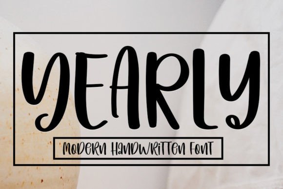 Elevate Your Brand Identity with the Yearly Typeface