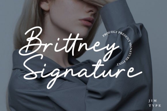 Elevate Your Shop with the Brittney Signature Typeface