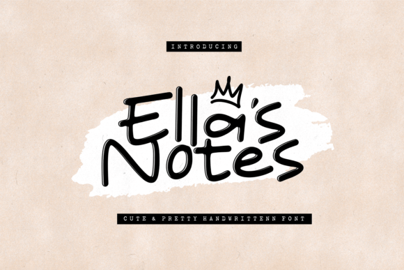 Ella s Notes Font for Business Branding