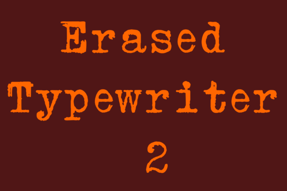 Erased Typewriter 2 Font Review
