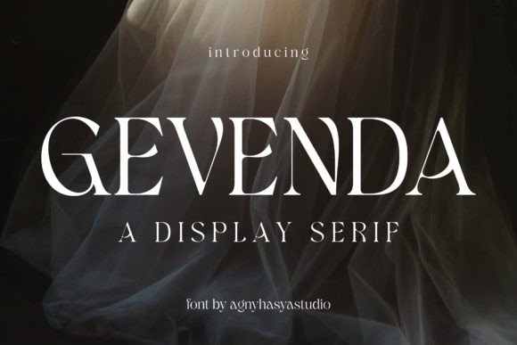 Gevenda Font: Modern Classic Serif