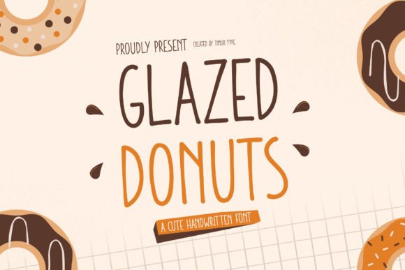 Glazed Donuts Font for Business Branding