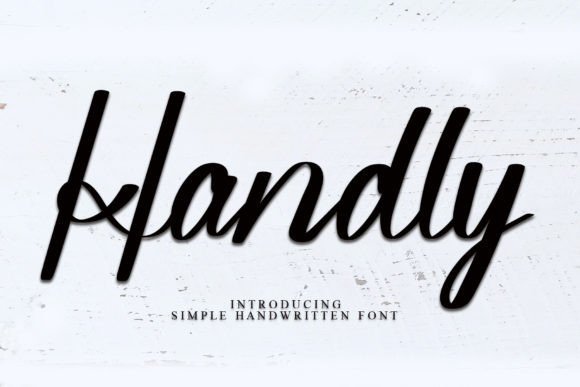 Handly: A Handwritten Font for Polished Branding