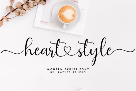 Heart Style Font for Creative Projects
