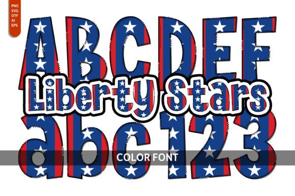 Liberty Stars Font for Creative Projects