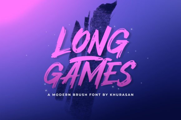 Long Games Font for Business Branding