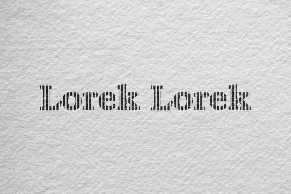 Lorek Lorek Font for Editorial Design