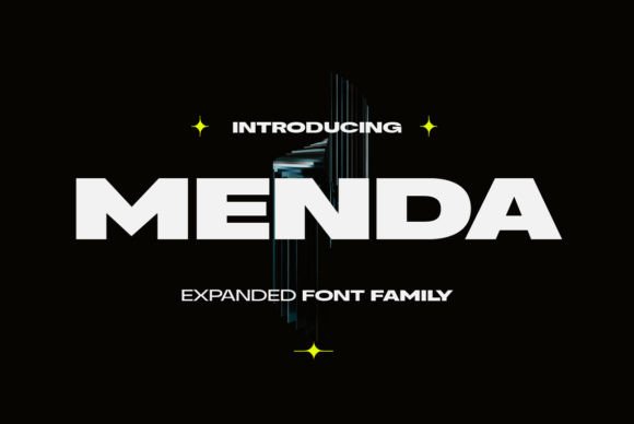 Menda: A Bold Typographic Statement