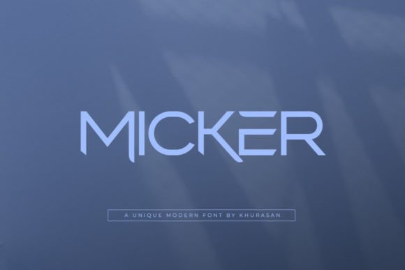 Micker: A Modern Font for Clear Campaigns