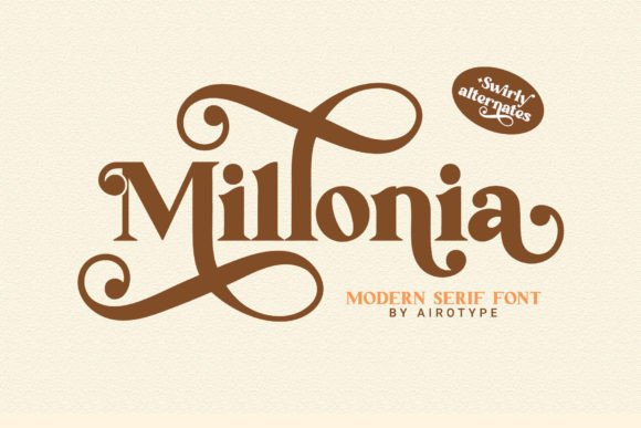 Millonia: A Serif Font for Elegant Design