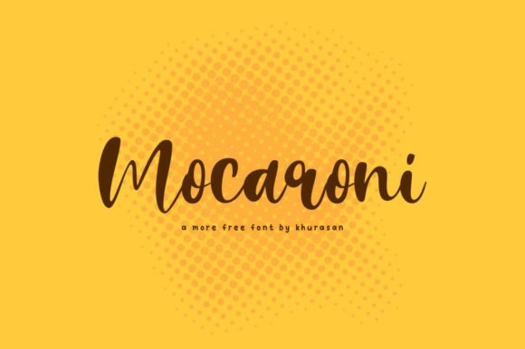 Mocaroni: The Modern Script Font for Small Business Branding