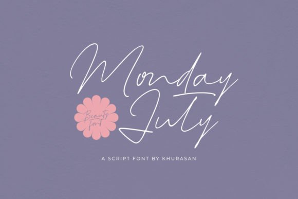 Monday July Font for Creative Projects