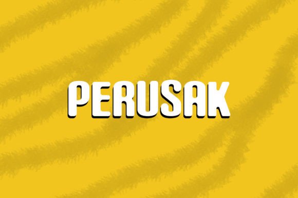 Perusak: A Bold Font for Editorial Design