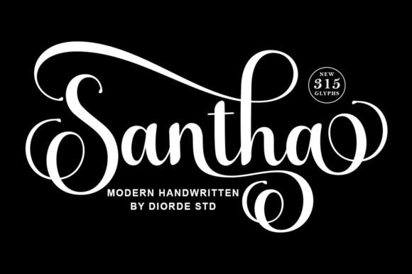 Santha: A Font for Elegant Campaigns