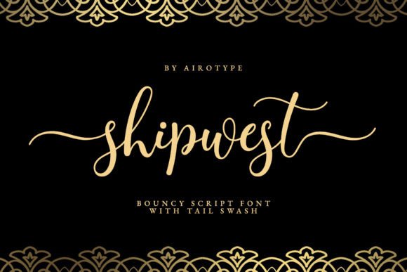 Shipwest: A Bouncy Handwritten Font
