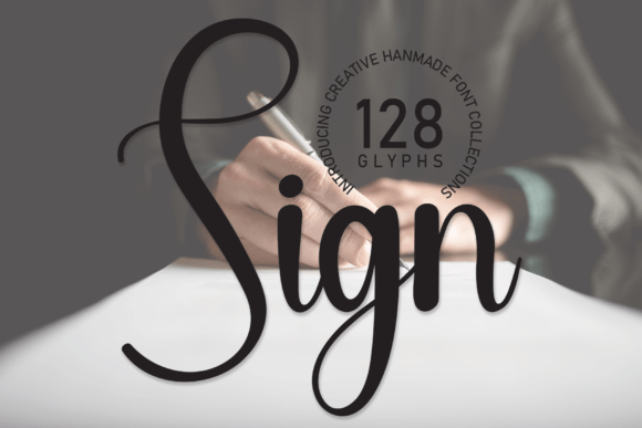 Sign Font for Creative Design