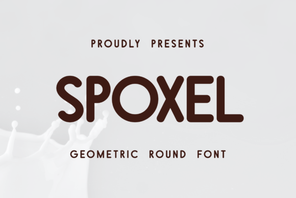 Spoxel Font for Creative Makers