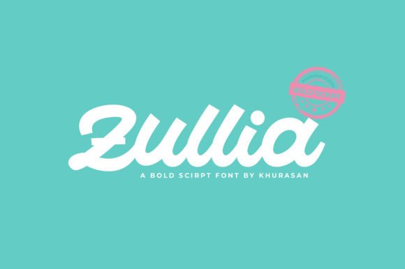 Zullia Font: Bold Script for Creative Design